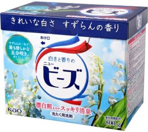 Стиральный порошок с цветочным ароматом KAO Fragrance New Beads Detergent Powder