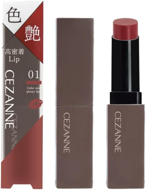 Стойкая губная помада с гелевым фиксирующим покрытием CEZANNE Lip Color Shield