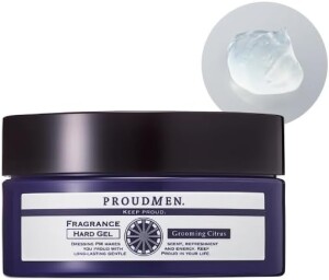 Гель для сильной фиксации с цитрусовым ароматом PROUDMEN Fragrance Hard Gel Grooming Citrus