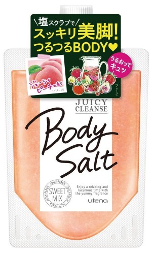 Солевой скраб для тела с экстрактами овощей и фруктов Utena Juicy Cleanse Body Salt Sweet Mix