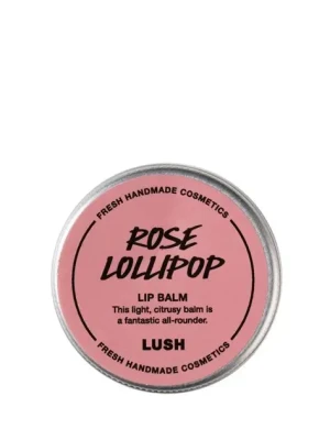 Увлажняющий бальзам для губ с маслом дамасской розы Lush Rosy Lollipop Lip Balm