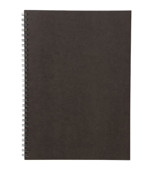 Блокнот из эко-бумаги на пружине MUJI Double Ring Notebook B5 Plantation Wood Paper