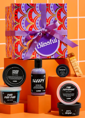 Подарочный набор для полноценного ухода за телом Lush Blissful Gift