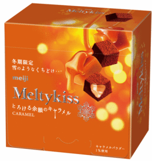 Молочный шоколад с карамелью Meiji Melty Kiss Caramel