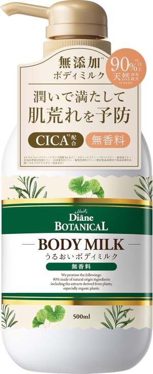 Гипоаллергенное увлажняющее молочко для тела с CICA и беби-коллагеном MOIST DIANE BOTANICAL Body Milk Unscented