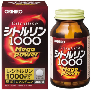 Комплекс с цитруллином Orihiro Citrulline Mega Power 1000