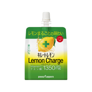 Тонизирующий желейный напиток с лимонным соком и цедрой Pokka Sapporo Chelate Lemon Charge Jelly