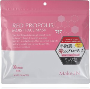 Увлажняющая маска с красным прополисом для сияния и упругости кожи Make.iN Red Propolis Moist Face Mask