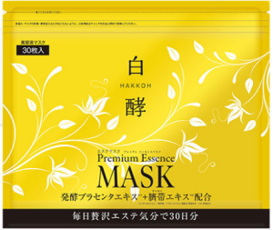 Увлажняющая восстанавливающая маска с ферментированной плацентой Natural Garden Hakkoh Premium Essence Mask
