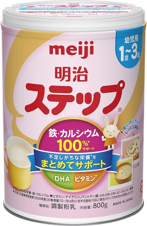 Сбалансированная сухая смесь для детского питания Meiji Step (1-3 года)