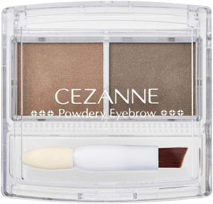 Пудра для бровей с двумя оттенками CEZANNE Powdery Eyebrow