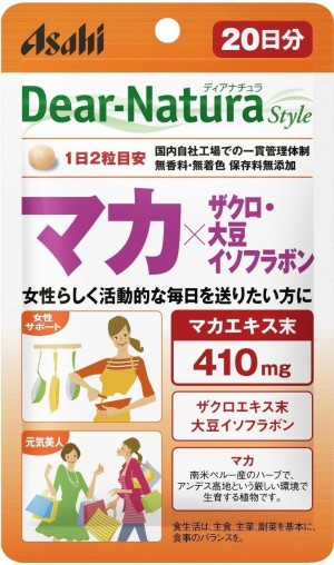 Комплекс для оздоровления организма Asahi Dear-Natura  Style Maca +Pomegranate+Soybean Isoflavone          