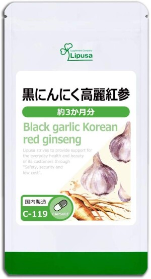 Комплекс при хронической усталости и ослабленном иммунитете Lipusa Panax Ginseng + Black Garlic