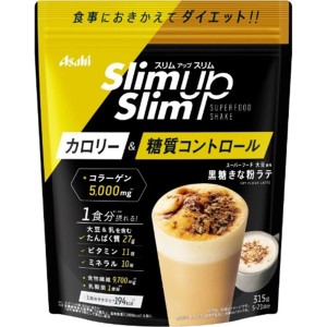 Протеиновый коктейль SOY FLOOUR LATTE Asahi Slim Up Slim с молочнокислыми бактериями и соевым протеином    
