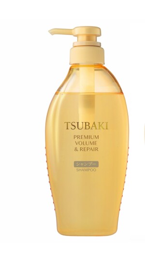 Премиальный шампунь для укрепления волос Shiseido TSUBAKI Premium Volume & Repair Shampoo