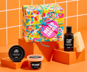 Подарочный набор для ухода ха телом с фруктовыми ароматами Lush Hello Sunshine Gift