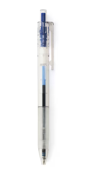 Шариковая ручка с резиновым грипом MUJI Polycarbonate Ballpoint Pen With Rubber Grip