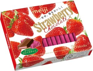 Клубничный шоколад Meiji Strawberry Chocolate