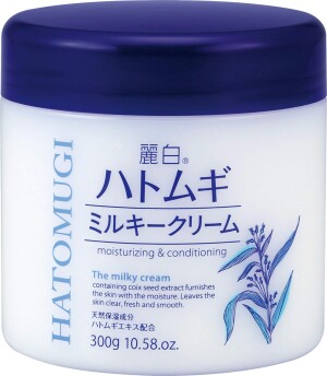 Молочный крем с экстрактом коикса “Увлажнение и гладкость” Hatomugi Milky Cream
