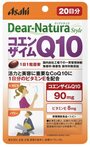Коэнзим Q10 для повышения энергии и улучшения обмена веществ Asahi Dear-Natura Coenzyme Q10