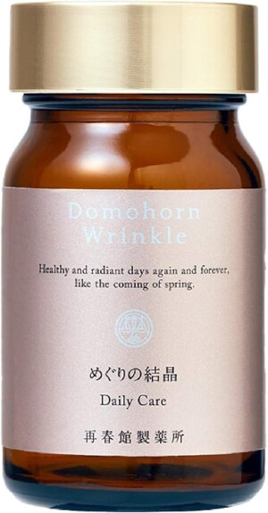 Комплекс для улучшения кровообращения и возрастной поддержки Saishunkan Domohorn Wrinkle Meguri No Kessho Wakanyaku Ellagic Acid