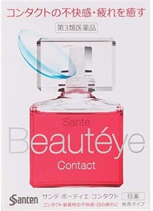 Глазные капли для устранения дискомфорта при использовании контактных линз Sante Beautéye Contact