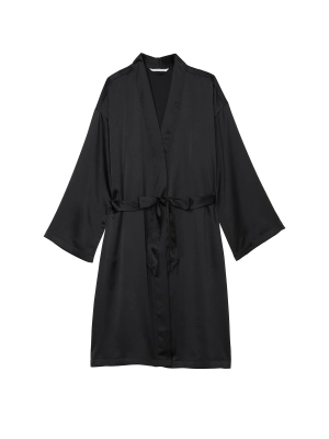 Атласный халат миди Victoria’s Secret Satin Midi Robe