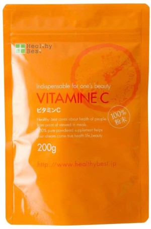 L-аскорбиновая кислота Healthy Best Vitamin C 100% Powder Supplement L-Ascorbic Acid