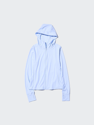 Ветровка ультра-стрейч с защитой от солнца Uniqlo Ultra Stretch AIRism UV Protection Full-Zip Hoodie