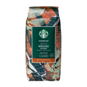 Кофе в зернах без кофеина с нотами ириски и какао STARBUCKS Decaf House Blend Whole Bean Coffee