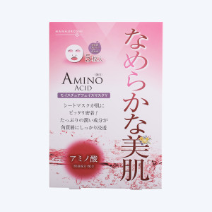 Интенсивно увлажняющая маска для лица с аминокислотами HANAJIRUSHI AMINO ACID Moisture Face Mask