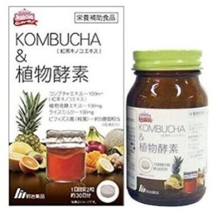 Комплекс с ферментами для укрепления здоровья Meiji KOMBUCHA & Plant Enzymes