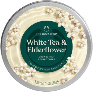 Масло для тела с ароматом белого чая и бузины The Body Shop Body Butter White Tea & Elderflower