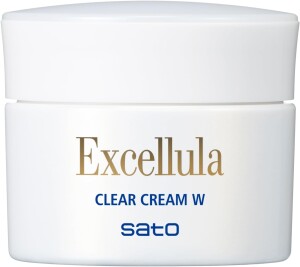 Отбеливающий вечерний крем с ниацинамидом и японскими травами Sato Excellula Clear Cream W