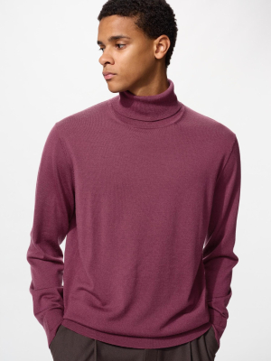 Водолазка мужская  Uniqlo Merino Turtleneck Sweater