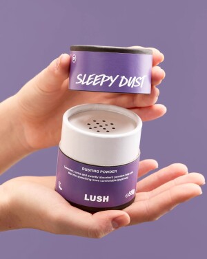 Пудра для тела с ароматом лаванды и тонка Lush Sleepy Dust Dusting Powder