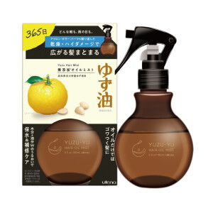 Двухфазный мист с маслом юдзу, γ-докозалактоном и аминокислотами для увлажнения и защиты волос Utena Yuzu-Yu Oil Mist