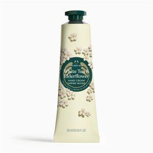 Крем для рук с ароматом белого чая и бузины The Body Shop Hand Cream White Tea & Elderflower