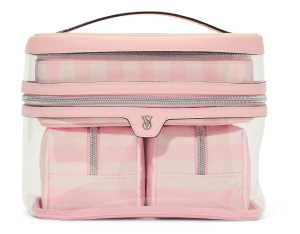 Дорожный бьюти-набор из 4 косметичек Victoria’s Secret 4-Piece Makeup Bag Set Heritage Stripe