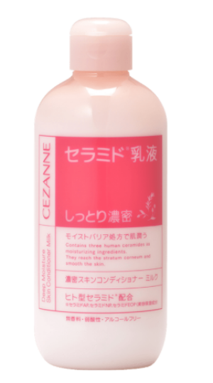 Увлажняющее укрепляющее молочко с церамидами для лица и тела CEZANNE Deep Moisture Skin Conditioner Milk