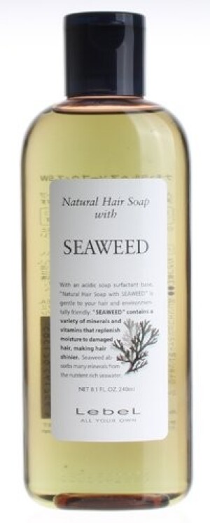 Шампунь на растительной основе LebeL Natural Hair Soap SEAWEED с экстрактом морских водорослей