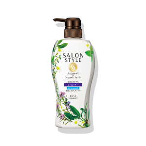 Шампунь с маслом арганы и натуральными экстрактами Kose Salon Style Shampoo