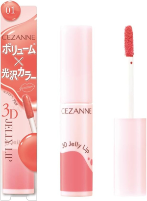 Блеск для объема губ с глянцевым финишем CEZANNE 3D Jelly Lip