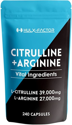 Энергетический комплекс с L-цитруллином, L-аргинином и цинком HULX-FACTOR Citrulline + Arginine