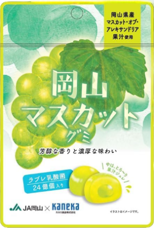Мармелад с молочнокислыми бактериями Kaneka Okayama Muscat Gummy Love Lactic Acid Bacteria