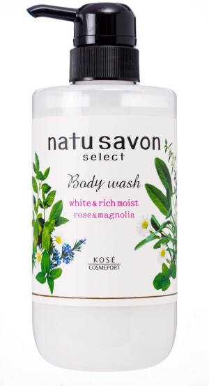 Увлажняющий гель для душа Kose Softymo Natu Savon White & Rich Moist Body Wash