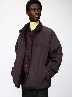Куртка на флисовой подкладке Uniqlo Boa-Lined Stand-Collar Jacket