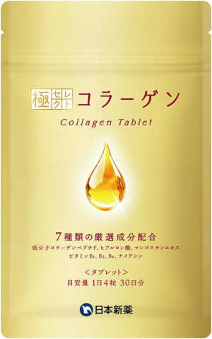 Комплекс для молодости кожи с коллагеном Nippon Shinyaku Goku Select Collagen Tablets
