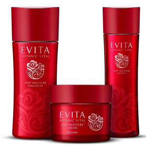 Антивозрастной набор для глубокого увлажнения кожи “Защита от сухости и морщин” KANEBO Evita Botanic Vital Deep Moisture