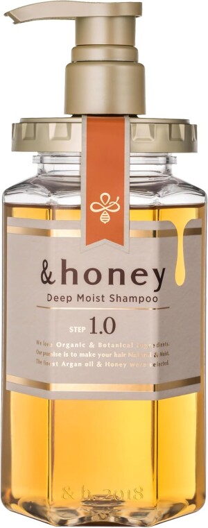 Глубоко увлажняющий шампунь с медом для сухих и поврежденных волос &honey Deep Moist Shampoo 1.0